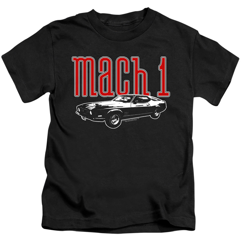 Ford Mustang Mach 1 Juvenile Kids Youth T Shirt Black