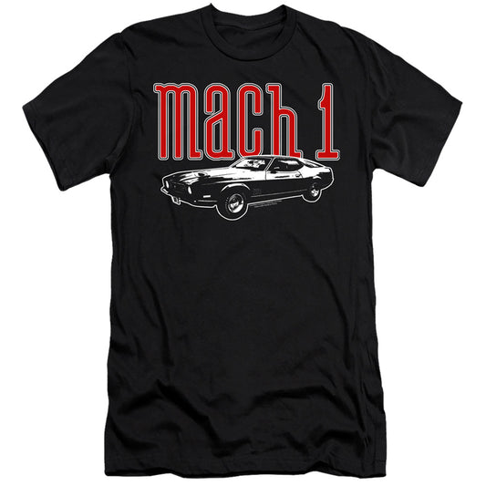 Ford Mustang Mach 1 Slim Fit Mens T Shirt Black