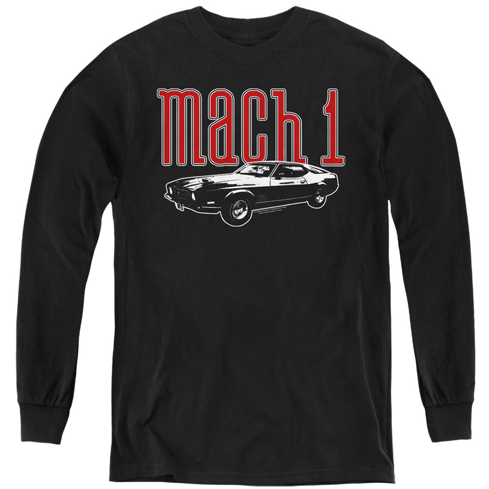 Ford Mustang Mach 1 Youth Long Sleeve Black