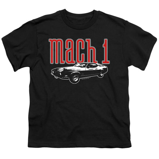 Ford Mustang Mach 1 Kids Youth T Shirt Black