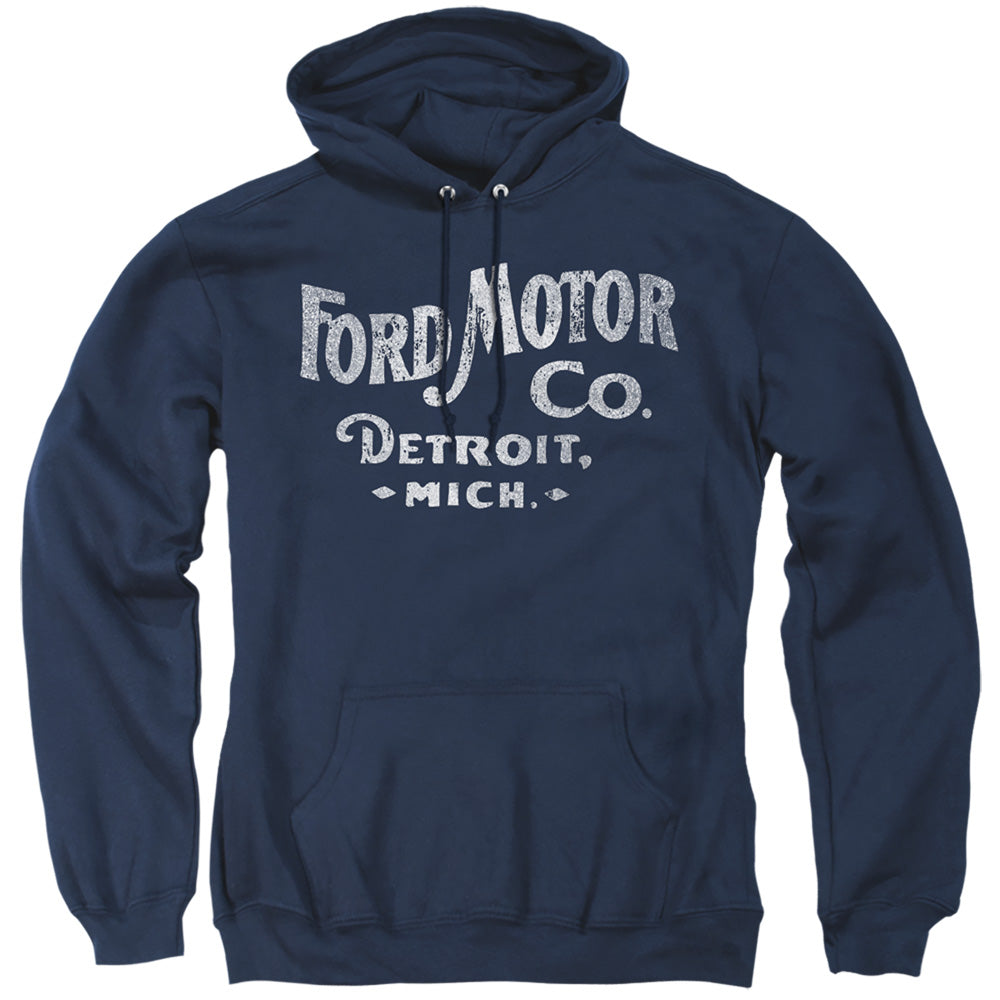 Ford Motor Co Mens Hoodie Navy