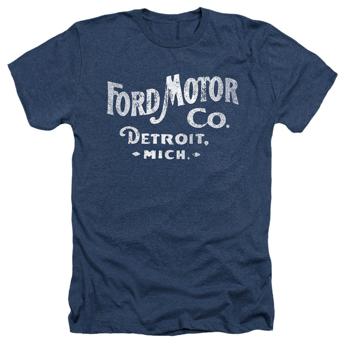 Ford Motor Co Heather Mens T Shirt Navy