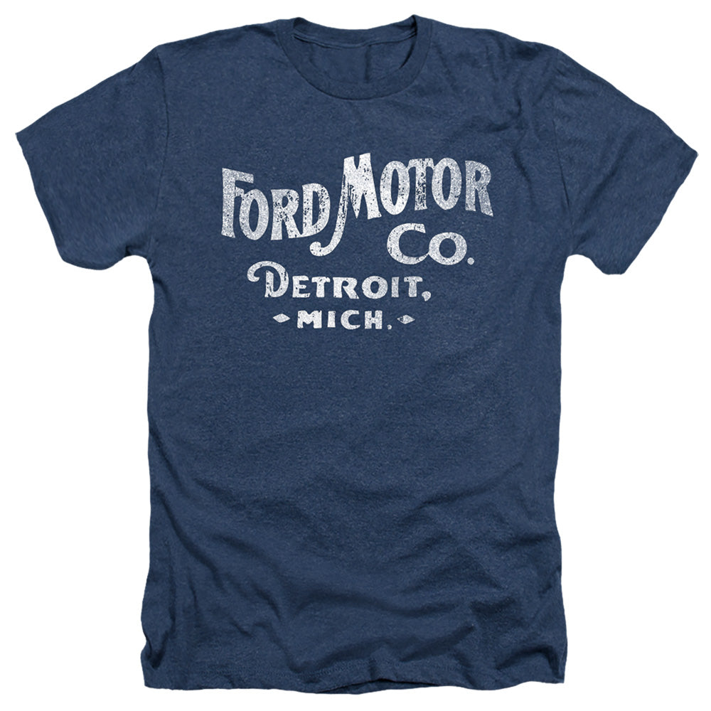 Ford Motor Co Heather Mens T Shirt Navy