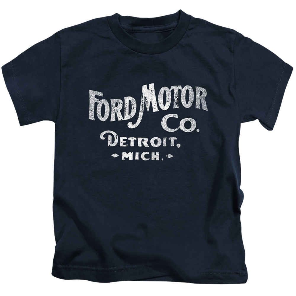 Ford Motor Co Juvenile Kids Youth T Shirt Navy