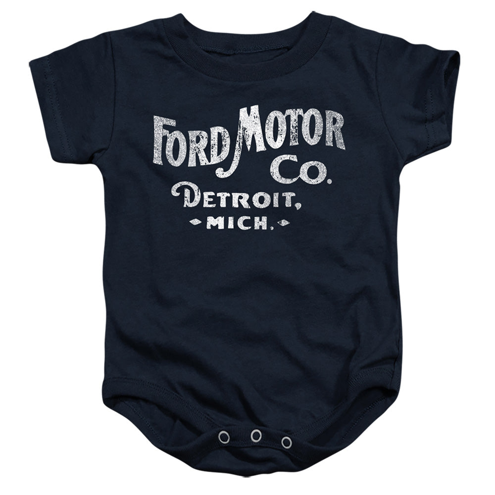 Ford Motor Co Infant Baby Snapsuit Navy