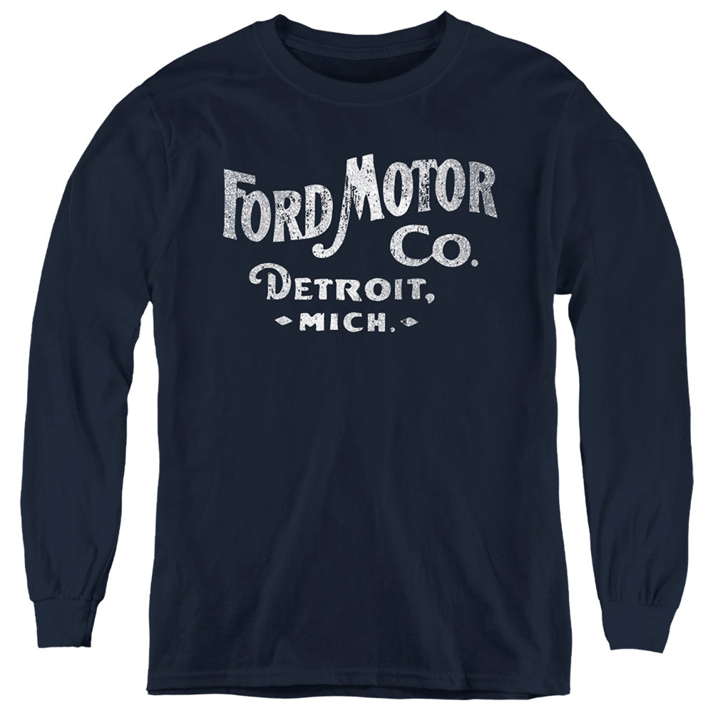 Ford Motor Co Youth Long Sleeve Navy