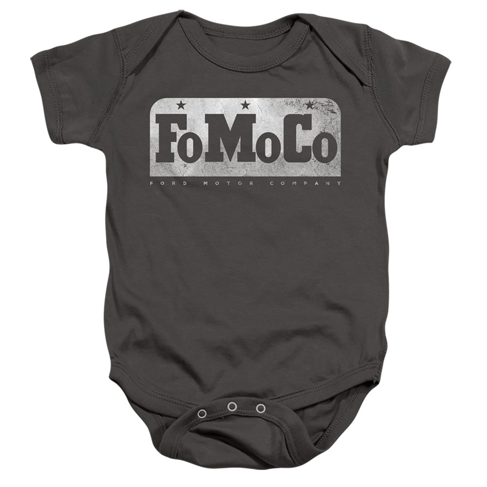 Ford Fomoco Infant Baby Snapsuit Charcoal