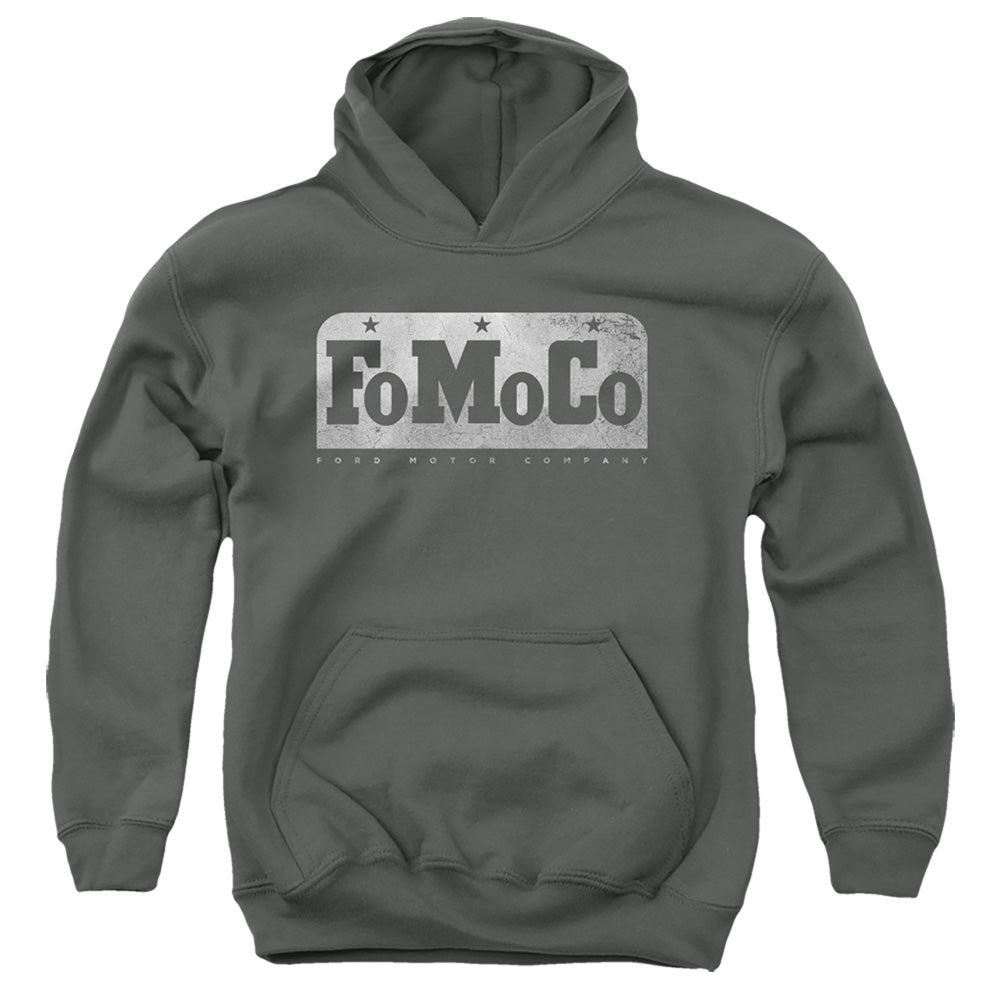 Ford Fomoco Kids Youth Hoodie Charcoal