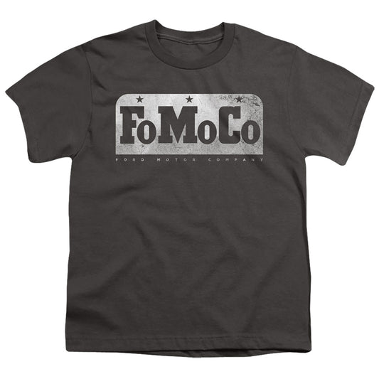 Ford Fomoco Kids Youth T Shirt Charcoal