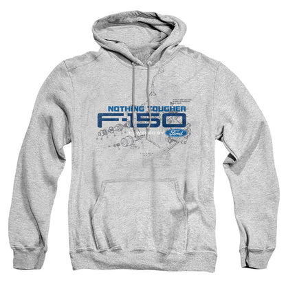 Ford Trucks Engine Schematic Mens Hoodie Athletic Heather