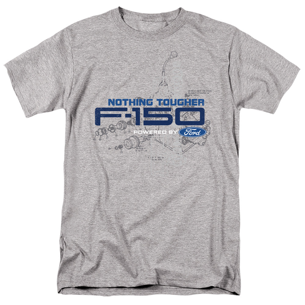 Ford Trucks Engine Schematic Mens T Shirt Athletic Heather