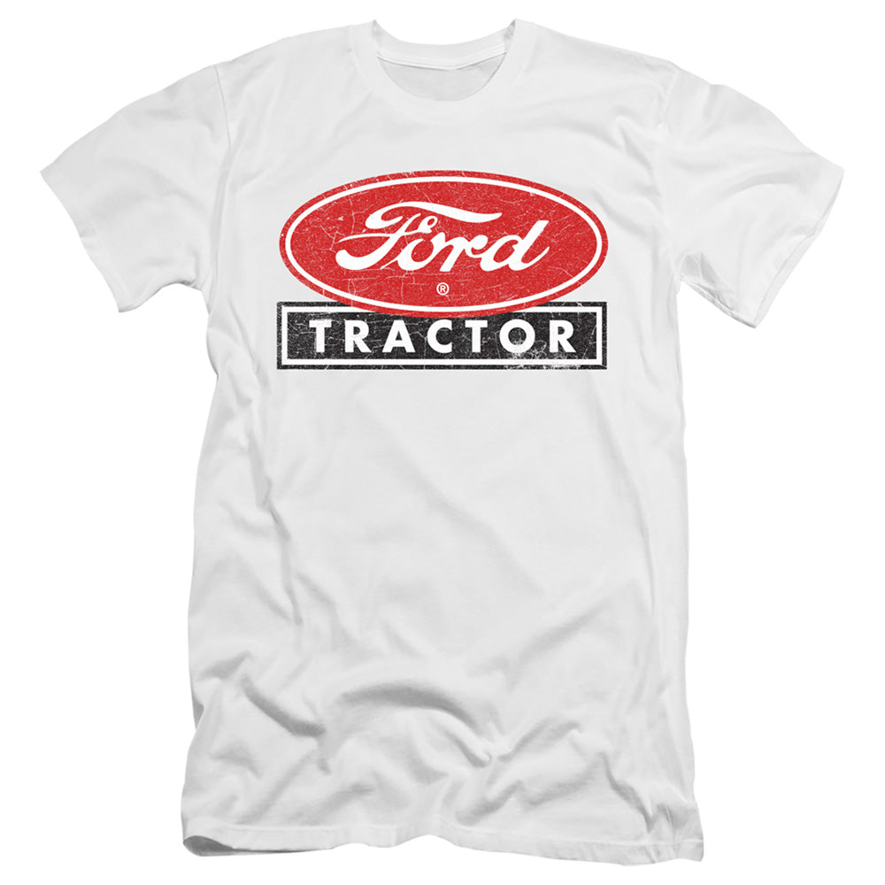 Ford Ford Tractor Slim Fit Mens T Shirt White