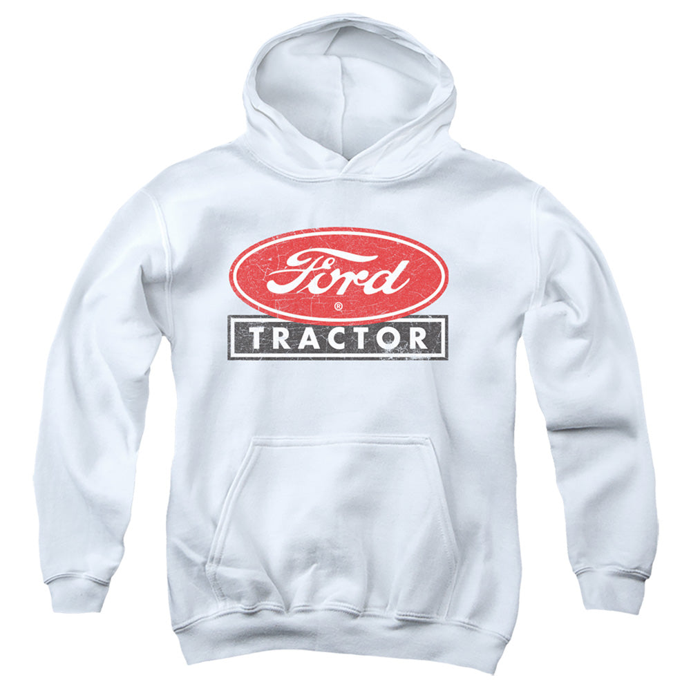 Ford Ford Tractor Kids Youth Hoodie White