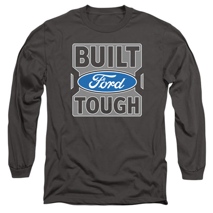 Ford Trucks Built Ford Tough Mens Long Sleeve Shirt Charcoal