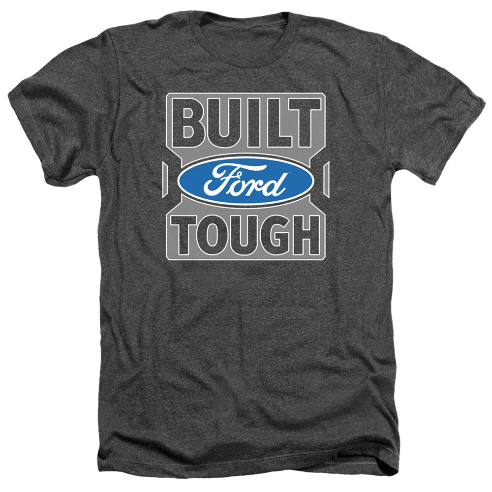 Ford Trucks Built Ford Tough Heather Mens T Shirt Charcoal