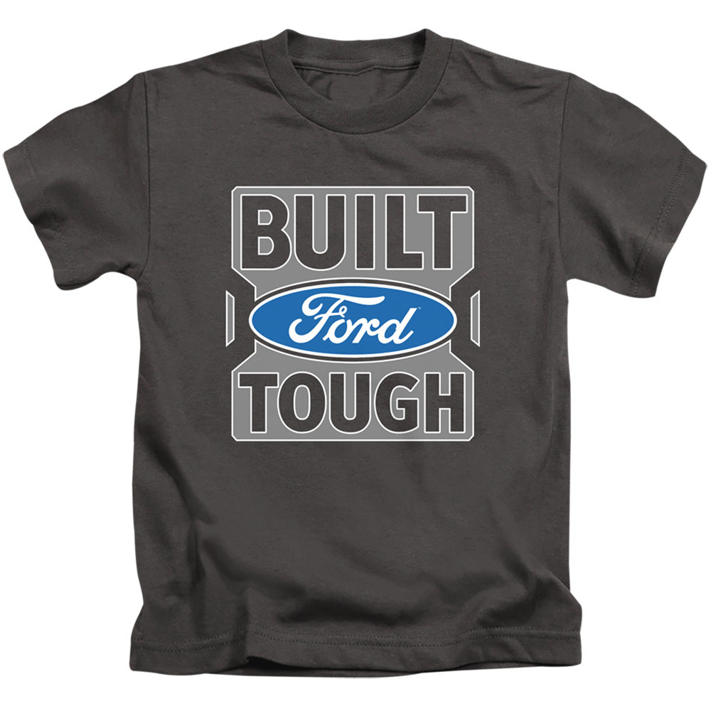 Ford Trucks Built Ford Tough Juvenile Kids Youth T Shirt Charcoal