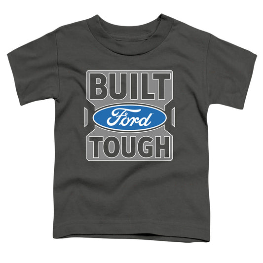 Ford Trucks Built Ford Tough Toddler Kids Youth T Shirt Charcoal