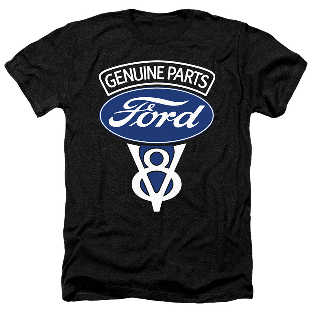 Ford V8 Genuine Parts Heather Mens T Shirt Black