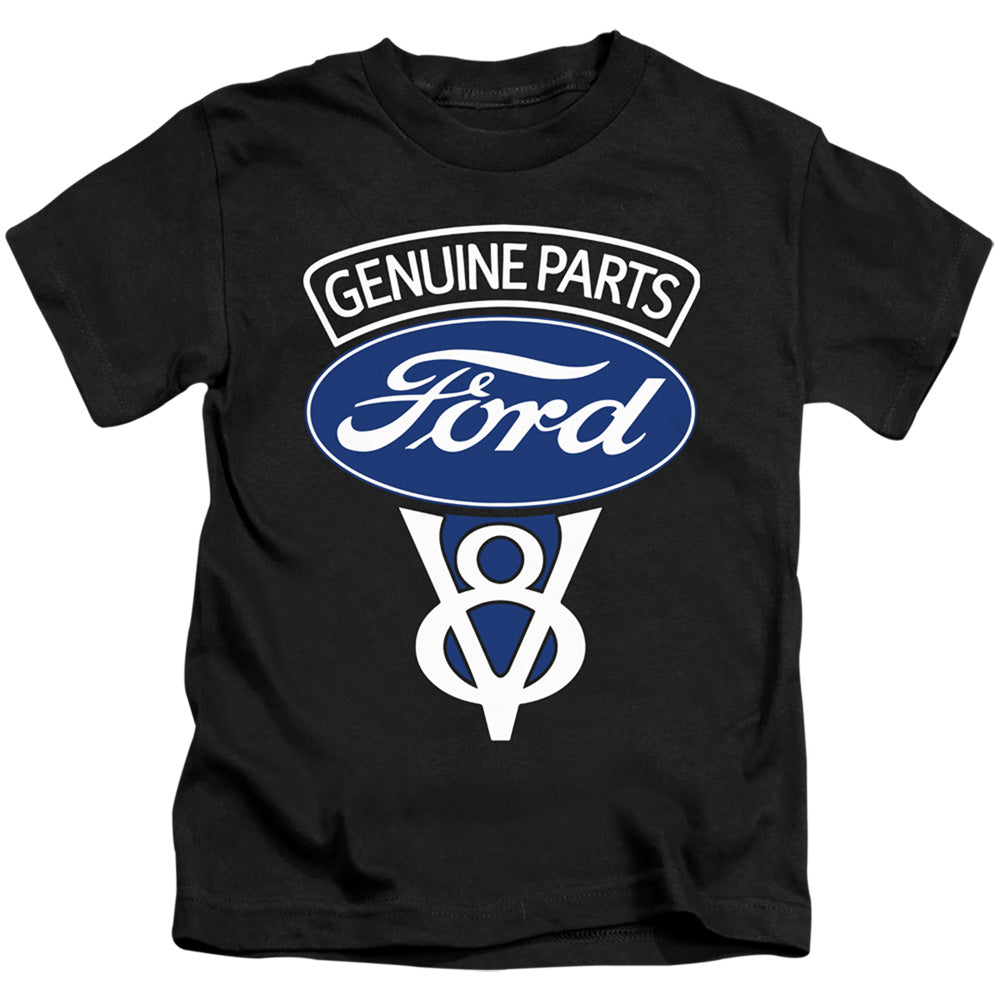 Ford V8 Genuine Parts Juvenile Kids Youth T Shirt Black