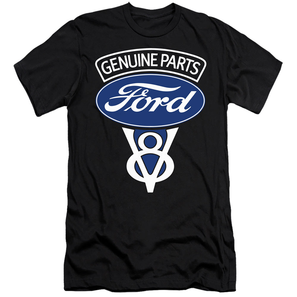 Ford V8 Genuine Parts Slim Fit Mens T Shirt Black