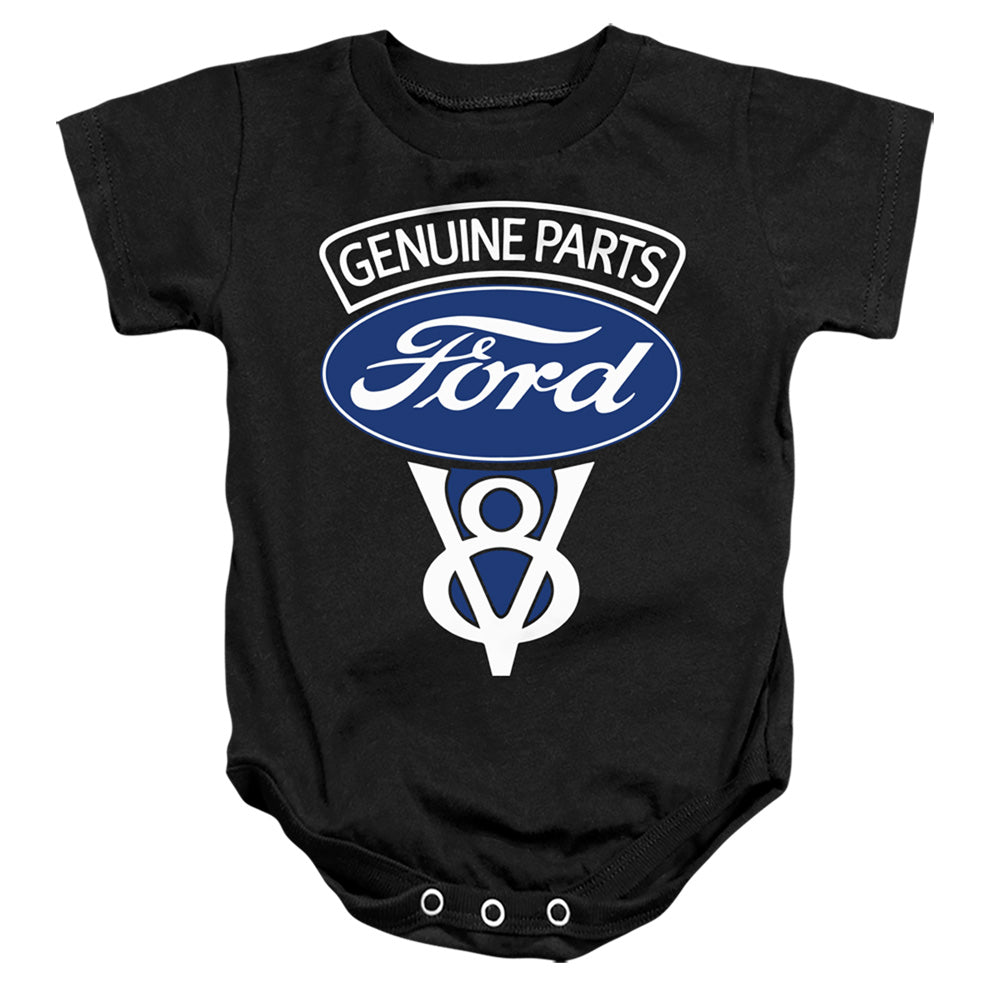 Ford V8 Genuine Parts Infant Baby Snapsuit Black (6 Mo)