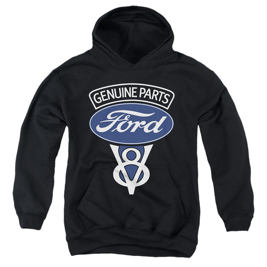 Ford V8 Genuine Parts Kids Youth Hoodie Black