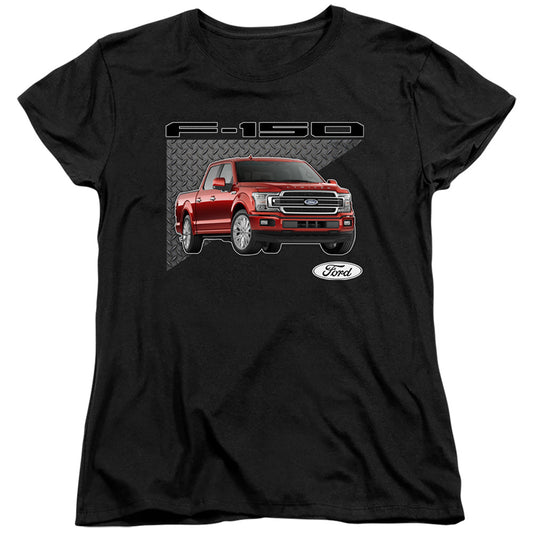 Ford Trucks F 150 Womens T Shirt Black