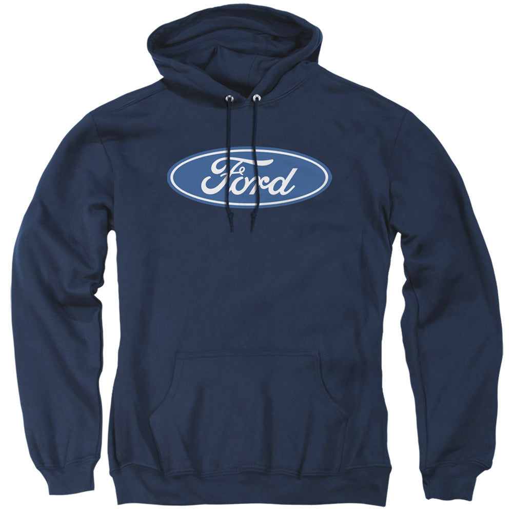 Ford Dimensional Logo Mens Hoodie Navy