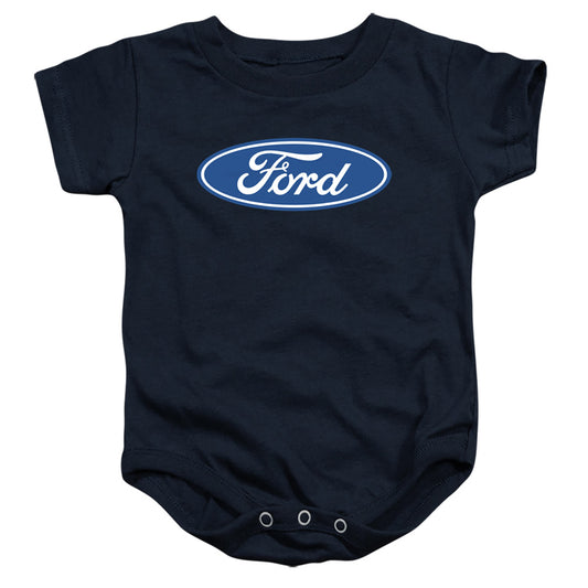 Ford Dimensional Logo Infant Baby Snapsuit Navy