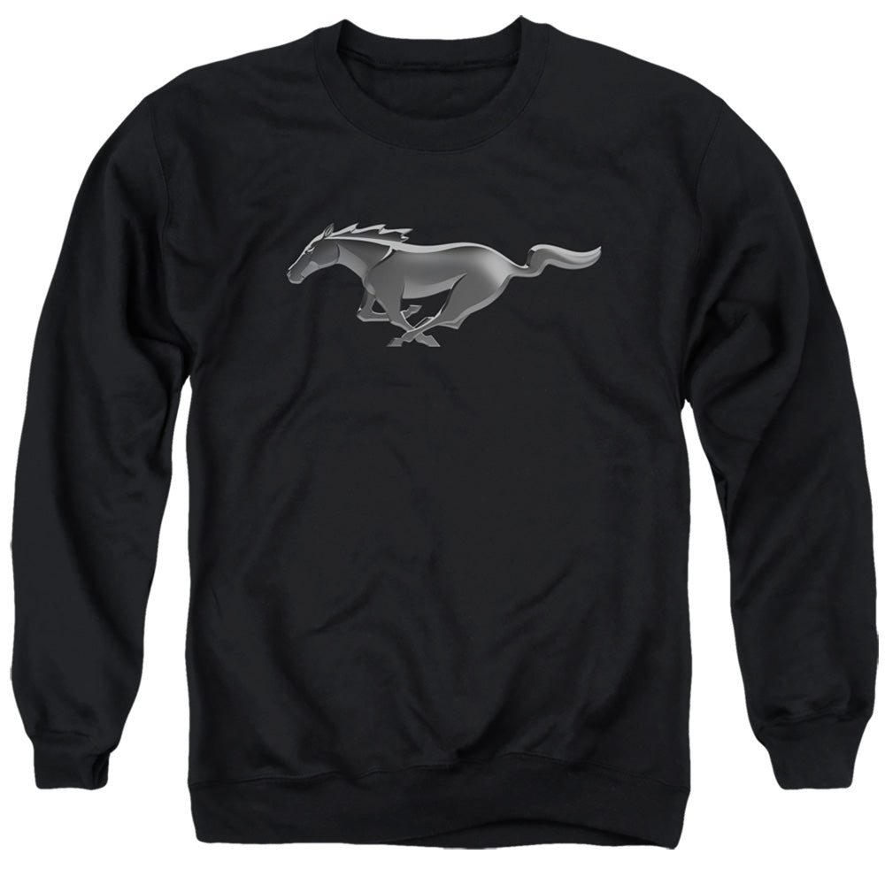 Ford Mustang Modern Mustang Mens Crewneck Sweatshirt Black