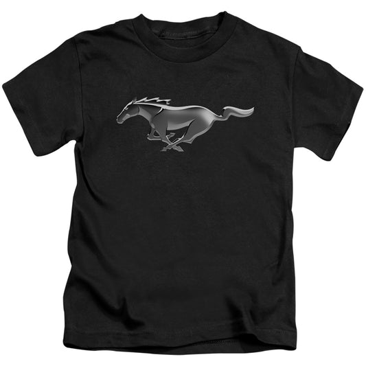 Ford Mustang Modern Mustang Juvenile Kids Youth T Shirt Black