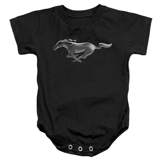 Ford Mustang Modern Mustang Infant Baby Snapsuit Black (6 Mo)