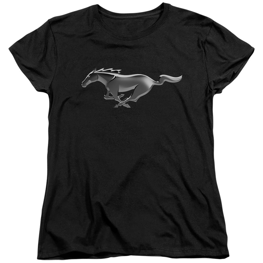 Ford Mustang Modern Mustang Womens T Shirt Black