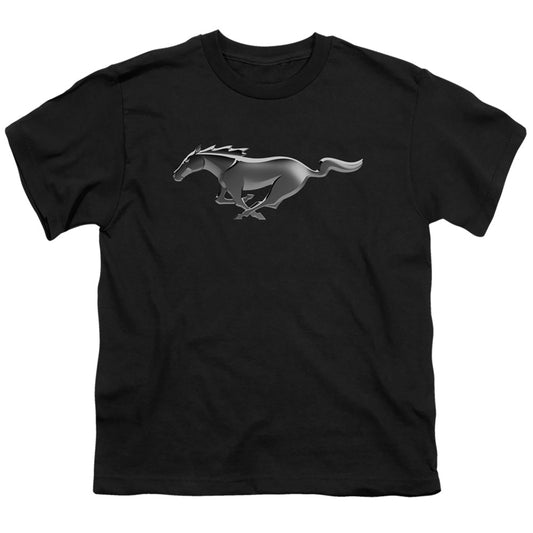 Ford Mustang Modern Mustang Kids Youth T Shirt Black