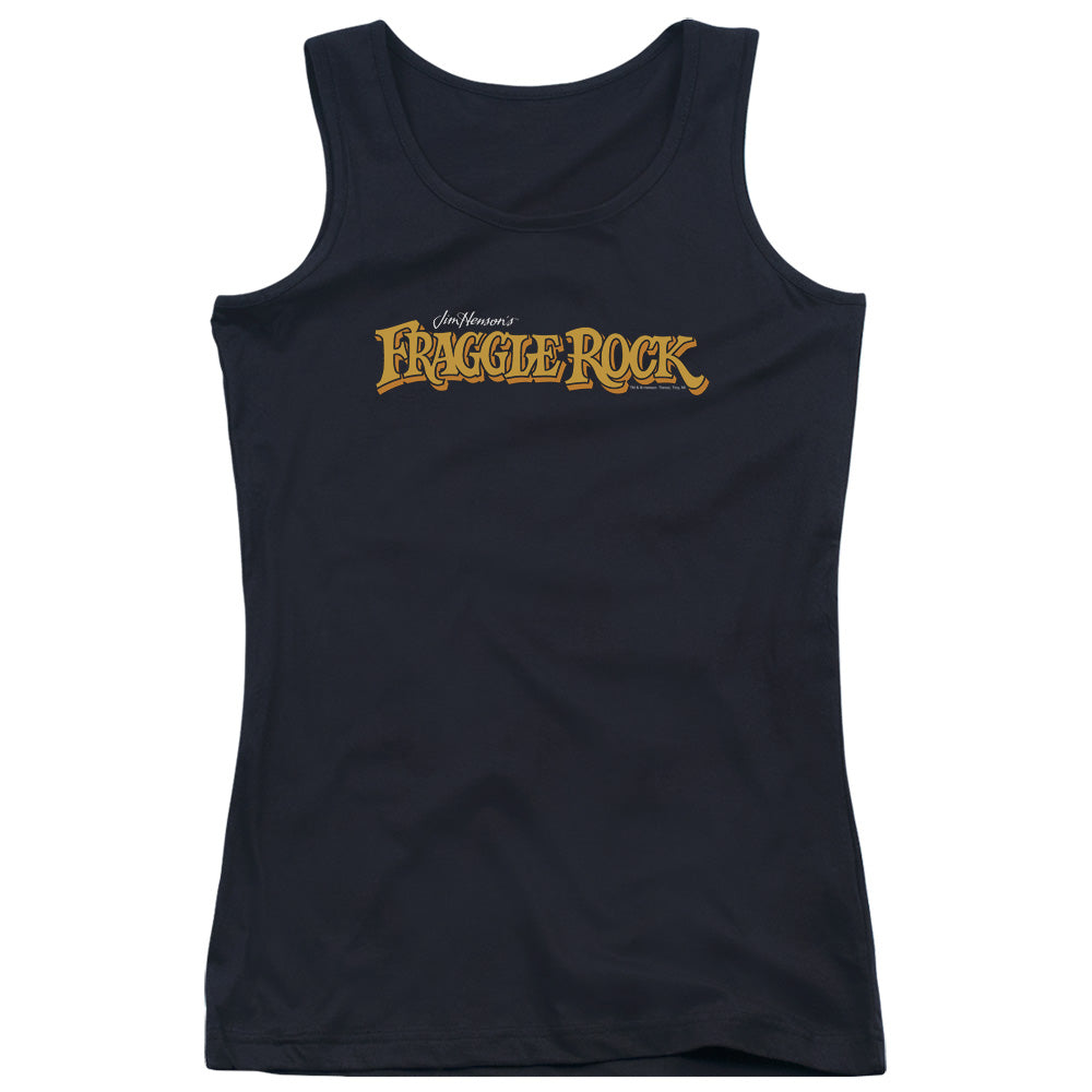 Fraggle Rock Logo Womens Tank Top Shirt Black