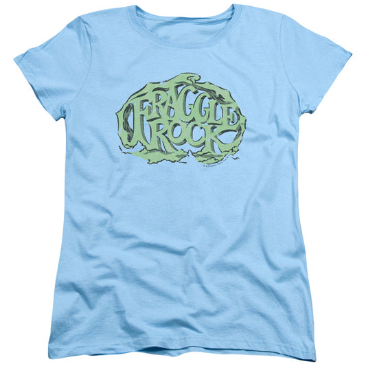 Fraggle Rock Vace Logo Womens T Shirt Light Blue