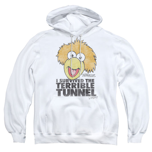Fraggle Rock Terrible Tunnel Mens Hoodie White