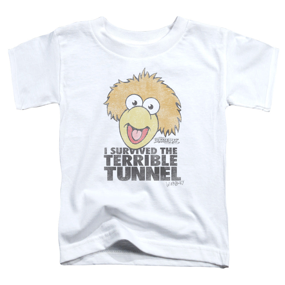 Fraggle Rock Terrible Tunnel Toddler Kids Youth T Shirt White