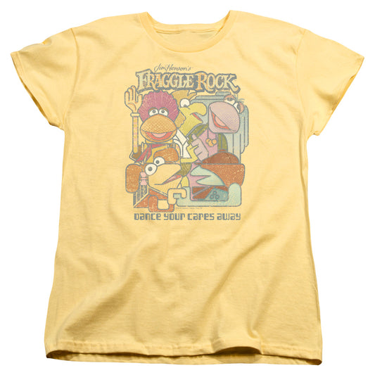 Fraggle Rock Fraggle Abstract Womens T Shirt Banana