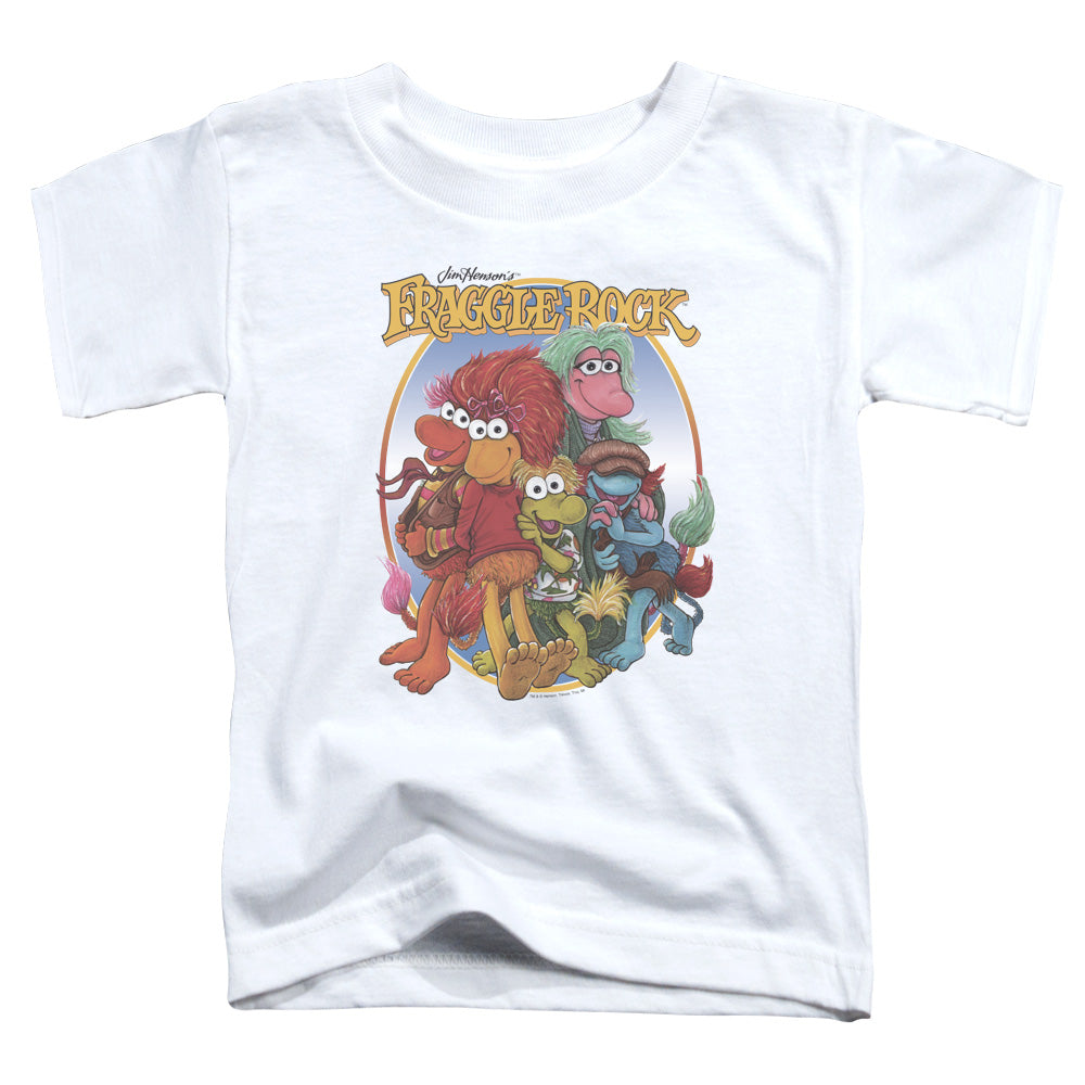 Fraggle Rock Group Hug Toddler Kids Youth T Shirt White