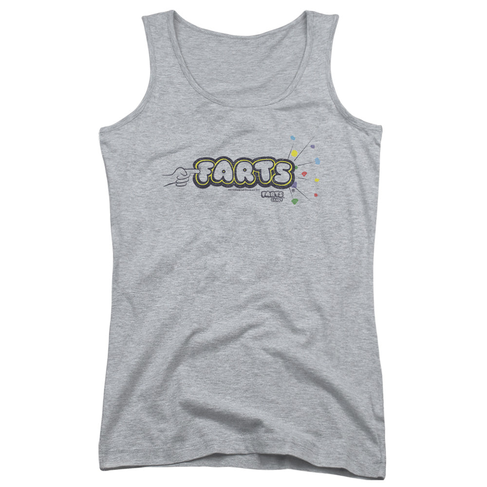 Farts Candy Finger Logo Womens Tank Top Shirt Athletic Heather