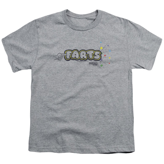 Farts Candy Finger Logo Kids Youth T Shirt Athletic Heather