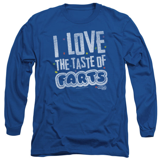 Farts Candy Tasty Farts Mens Long Sleeve Shirt Royal Blue