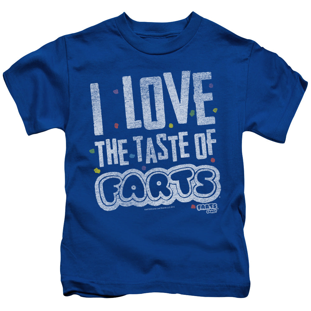 Farts Candy Tasty Farts Juvenile Kids Youth T Shirt Royal Blue