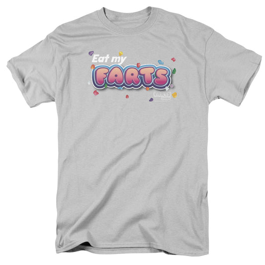 Farts Candy Eat My Farts Mens T Shirt Silver