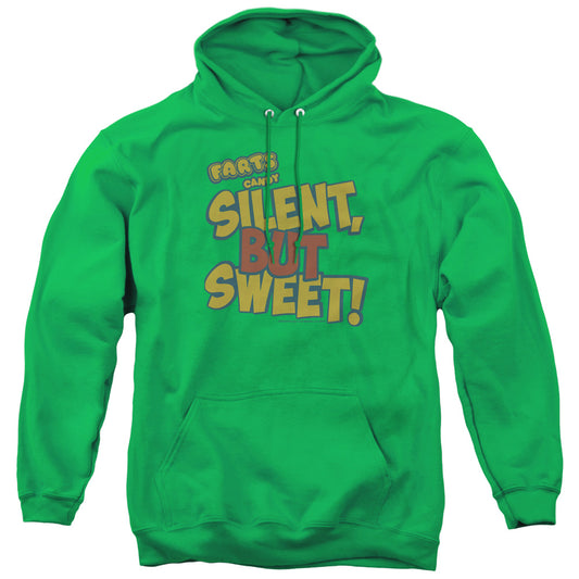 Farts Candy Silent but Sweet Mens Hoodie Kelly Green