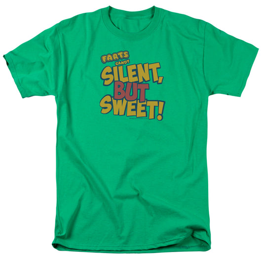 Farts Candy Silent but Sweet Mens T Shirt Kelly Green