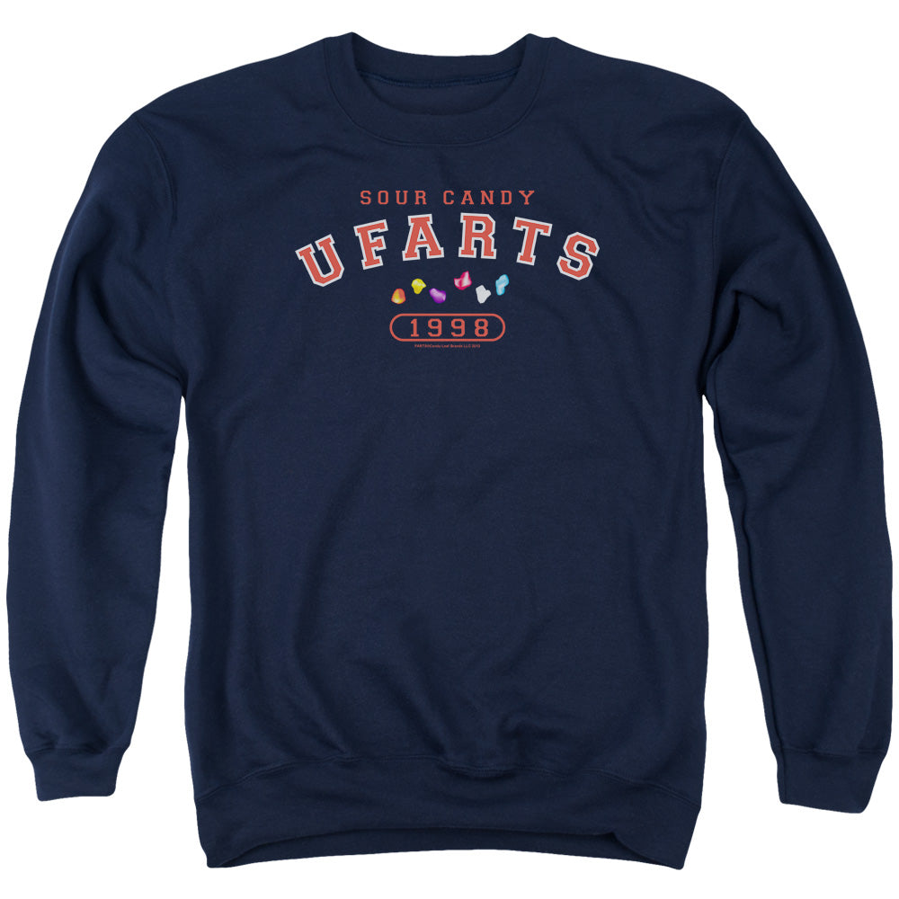 Farts Candy Fart University Mens Crewneck Sweatshirt Navy