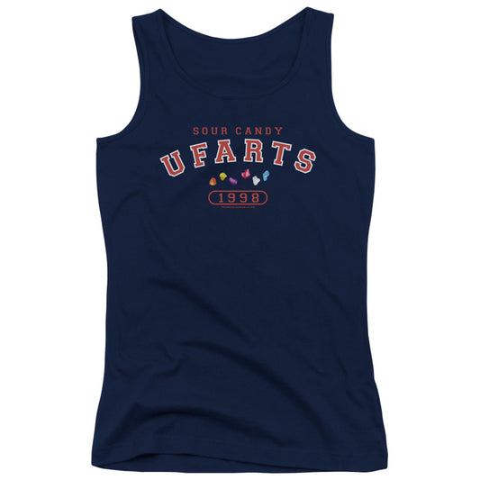 Farts Candy Fart University Womens Tank Top Shirt Navy