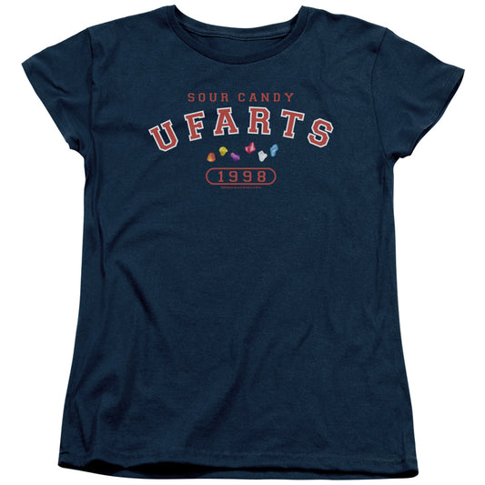 Farts Candy Fart University Womens T Shirt Navy